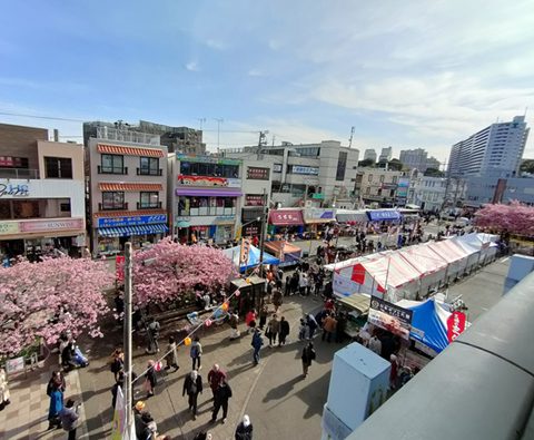 三浦海岸駅から見た風景