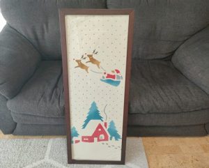 クリスマス柄の手ぬぐい